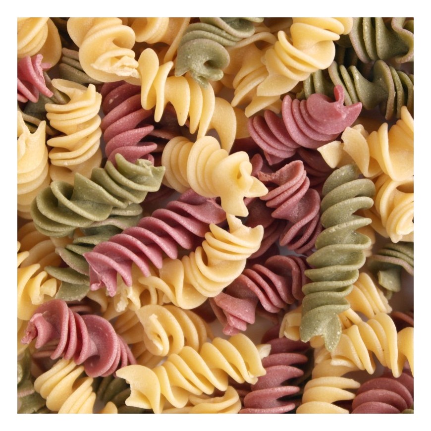 Pâtes crues - Fusilli à trois couleurs 29-1292