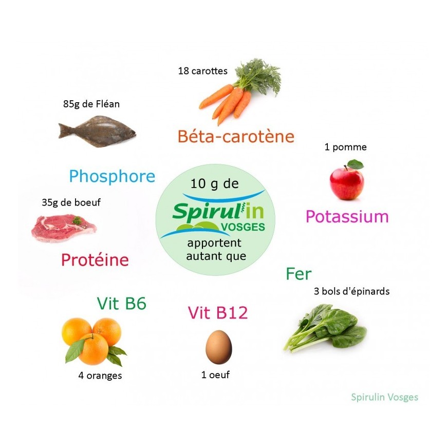 Accompagnement - Pailllettes de Spiruline  29-1324