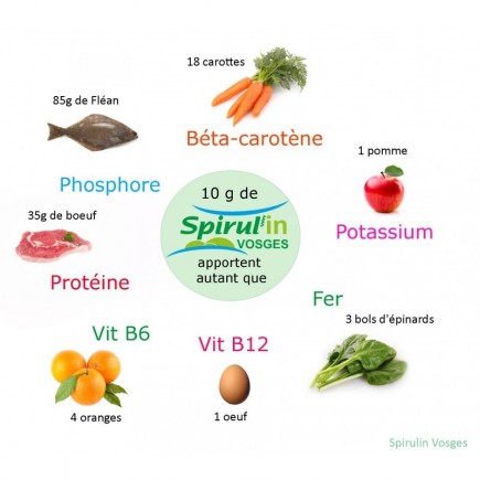 Accompagnement - Pailllettes de Spiruline  29-1324