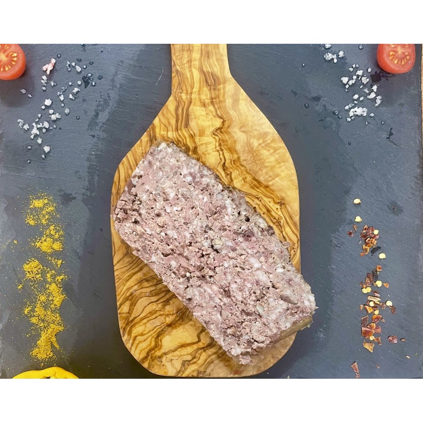 Tranche de pâté de cheval et porc 34-239