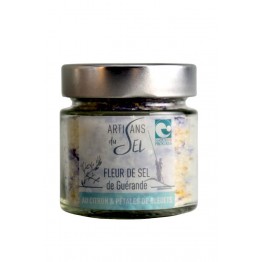 Fleur de Sel de Guérande aux pétales de Bleuets et citron 10-423