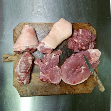 Porc fermier en caissette - Race Gascon 68-1081