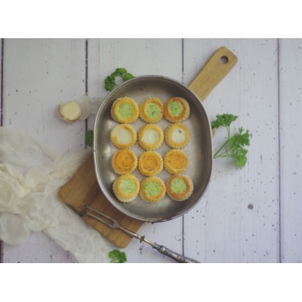 12 mini bouchées d'escargot au trio de beurre - Lot de 2