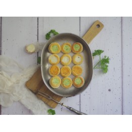 12 mini bouchées d'escargot au trio de beurre