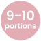 portions - 9-10 portions